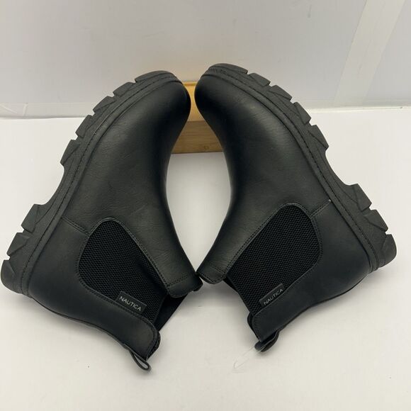 Nautica Slip On Wuzer Ankle Chelsea Boots Synthetic Mesh Side SZ 10 Men NWOB - Picture 2 of 8